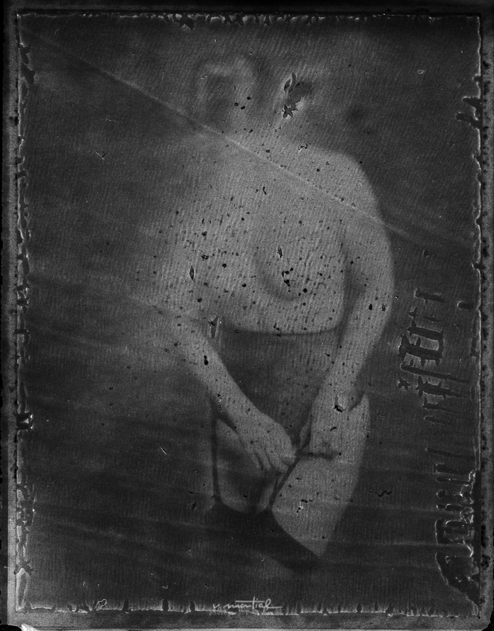 Alice Miss Wunderland, Polaroid 107 goop side scan