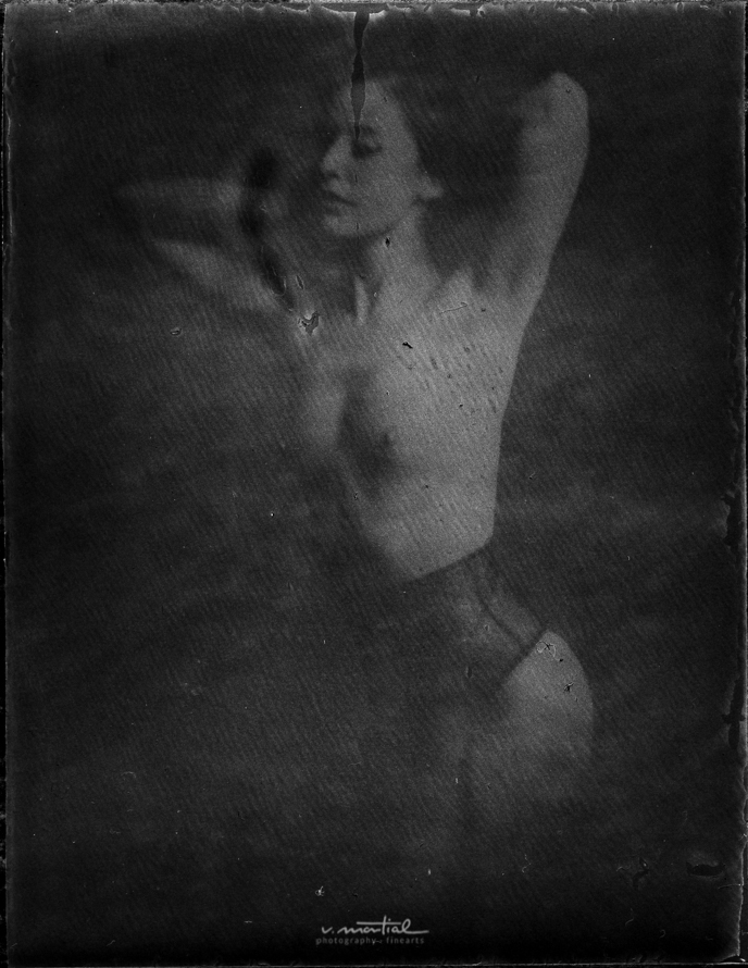 Alice Miss Wunderland, Polaroid 107 goop side scan